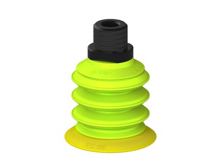 Przysawka piGRIP, warga elastyczna, Ø55 mm, TPE 30°, 3 mieszki, podstawa typ 1, NPT 1/2" zew., (G.FX55T30.B3.S1.NT12M.19) (9971422) - Piab