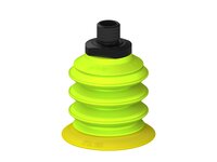 Przysawka piGRIP, warga elastyczna, Ø55 mm, TPE 30°, 3 mieszki, podstawa typ 1, gwint M14x1 zew., dysk filtracyjny (G.FX55T30.B3.S1.MMF14M.02) (9963762) - Piab