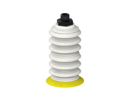 Przysawka piGRIP, warga elastyczna, Ø55 mm, TPE 30°, 6 mieszków, (3+3), podstawa typ 1, G1/4" zew., filtr siatkowy, FDA (G.FX55T30.B6.S1.G14M.01.FDA) (9907661) - Piab