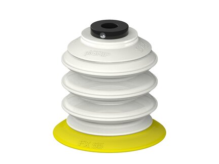 Przysawka piGRIP, warga elastyczna, Ø55 mm, TPE 30°, 3 mieszki, podstawa typ 1,, FDA (G.FX55T30.B3.S1.PD08X.00.FDA) (9947851) - Piab