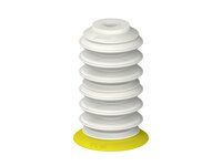 Przysawka piGRIP, warga elastyczna, Ø55 mm, TPE 30°, 6 mieszków, (3+3), podstawa typ 1, FDA (G.FX55T30.B6.S1.XXX.00.FDA) (9904961) - Piab