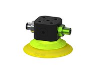 Przysawka piGRIP, warga elastyczna, Ø55 mm, TPE 30°, bez mieszków, podstawa typ 1, COAX in piGRIP, dod. wys. przepływ podciśnienia, (G.FX55T30.F.S1.CTX.00) (9920608) - Piab