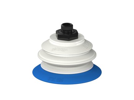 Przysawka piGRIP, warga elastyczna, Ø55 mm, TPE 50°, 1 mieszek, podstawa typ 1, G1/8" zew.,, FDA (G.FX55T50.B1.S1.G18M.00.FDA) (9911103) - Piab