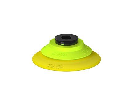 Przysawka piGRIP, warga elastyczna, Ø55 mm, TPE 30°, bez mieszków, podstawa typ 1, (G.FX55T30.F.S1.PD08X.00) (9964881) - Piab