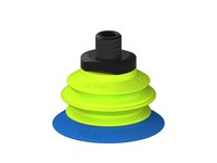 Przysawka piGRIP, warga elastyczna, Ø55 mm, TPE 50°, 1 mieszek, podstawa typ 1, NPT 1/4" zew., dysk filtracyjny (G.FX55T50.B1.S1.NT14M.02) (9906850) - Piab