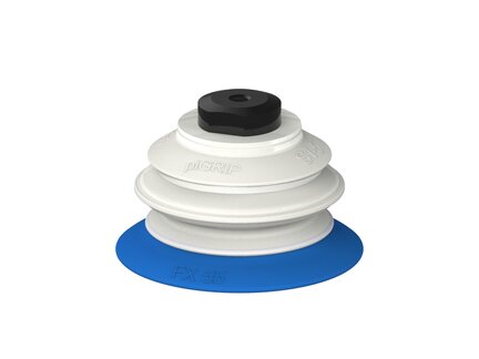 Przysawka piGRIP, warga elastyczna, Ø55 mm, TPE 50°, 1 mieszek, podstawa typ 1, filtr siatkowy, FDA (G.FX55T50.B1.S1.MM5F.01.FDA) (9928137) - Piab