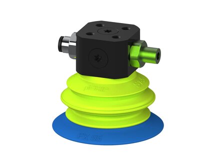 Przysawka piGRIP, warga elastyczna, Ø55 mm, TPE 50°, 1 mieszek, podstawa typ 1, (G.FX55T50.B1.S1.CXiX.00) (9947343) - Piab