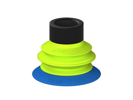 Przysawka piGRIP, warga elastyczna, Ø55 mm, TPE 50°, 1 mieszek, podstawa typ 1, G1/2" wew., (G.FX55T50.B1.S1.G12F.00) (9902743) - Piab