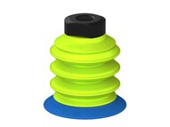 Przysawka piGRIP, warga elastyczna, Ø55 mm, TPE 50°, 3 mieszki, podstawa typ 1, G1/4" wew., filtr siatkowy (G.FX55T50.B3.S1.G14F.01) (9902715) - Piab