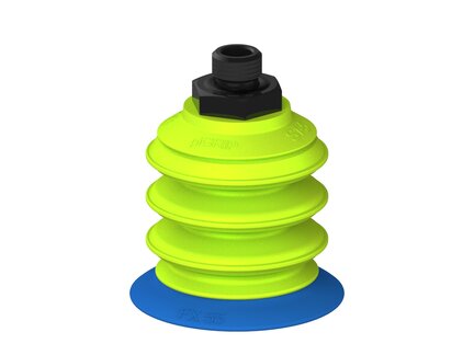 Przysawka piGRIP, warga elastyczna, Ø55 mm, TPE 50°, 3 mieszki, podstawa typ 1, G1/4" zew., piSAVE 04/60 (G.FX55T50.B3.S1.G14M.17) (9908511) - Piab