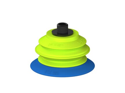 Przysawka piGRIP, warga elastyczna, Ø55 mm, TPE 50°, 1 mieszek, podstawa typ 1, gwint niski NPT 1/8" zew., (G.FX55T50.B1.S1.NTL18M.00) (9943798) - Piab