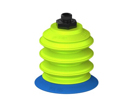 Przysawka piGRIP, warga elastyczna, Ø55 mm, TPE 50°, 3 mieszki, podstawa typ 1, G1/8" zew., (G.FX55T50.B3.S1.G18M.00) (9903082) - Piab