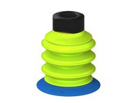 Przysawka piGRIP, warga elastyczna, Ø55 mm, TPE 50°, 3 mieszki, podstawa typ 1, G3/8" wew., dysk filtracyjny (G.FX55T50.B3.S1.G38F.02) (9927943) - Piab