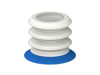 Przysawka piGRIP, warga elastyczna, Ø55 mm, TPE 50°, 3 mieszki, FDA (G.FX55T50.B3.S0.XXX.00.FDA) (9975381) - Piab