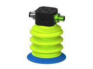 Przysawka piGRIP, warga elastyczna, Ø55 mm, TPE 50°, 3 mieszki, podstawa typ 1, COAX in piGRIP, dod. wys. przepływ podciśnienia, dysk filtracyjny (G.FX55T50.B3.S1.CTX.02) (9910268) - Piab