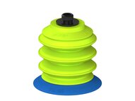 Przysawka piGRIP, warga elastyczna, Ø55 mm, TPE 50°, 3 mieszki, podstawa typ 1, gwint niski G 1/8" zew., (G.FX55T50.B3.S1.GL18M.00) (9938838) - Piab