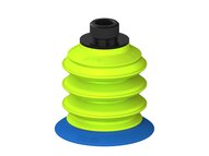 Przysawka piGRIP, warga elastyczna, Ø55 mm, TPE 50°, 3 mieszki, podstawa typ 1, gwint niski G3/8" zew., filtr siatkowy (G.FX55T50.B3.S1.GL38M.01) (9902870) - Piab