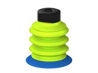 Przysawka piGRIP, warga elastyczna, Ø55 mm, TPE 50°, 3 mieszki, podstawa typ 1, dysk filtracyjny (G.FX55T50.B3.S1.MM12F.02) (9914219) - Piab