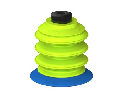 Przysawka piGRIP, warga elastyczna, Ø55 mm, TPE 50°, 3 mieszki, podstawa typ 1, piSAVE 04/60 (G.FX55T50.B3.S1.MM8F.17) (9925261) - Piab