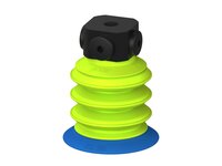 Przysawka piGRIP, warga elastyczna, Ø55 mm, TPE 50°, 3 mieszki, podstawa typ 1, NPSF 5x1/8" wew., dysk filtracyjny (G.FX55T50.B3.S1.NS518F.02) (9904800) - Piab