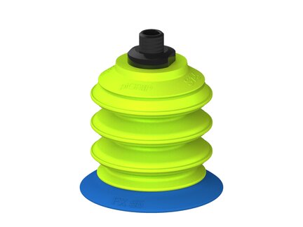 Przysawka piGRIP, warga elastyczna, Ø55 mm, TPE 50°, 3 mieszki, podstawa typ 1, NPT 1/8" zew., piSAVE 04/60 (G.FX55T50.B3.S1.NT18M.17) (9927336) - Piab