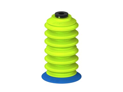 Przysawka piGRIP, warga elastyczna, Ø55 mm, TPE 50°, 6 mieszków (3+3), podstawa typ 1, dysk filtracyjny (G.FX55T50.B6.S1.PD08X.02) (9912774) - Piab
