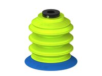 Przysawka piGRIP, warga elastyczna, Ø55 mm, TPE 50°, 3 mieszki, podstawa typ 1, dysk filtracyjny (G.FX55T50.B3.S1.PD08X.02) (9912773) - Piab