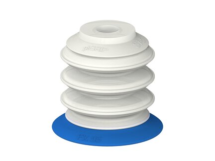 Przysawka piGRIP, warga elastyczna, Ø55 mm, TPE 50°, 3 mieszki, podstawa typ 1, FDA (G.FX55T50.B3.S1.XXX.00.FDA) (9903226) - Piab