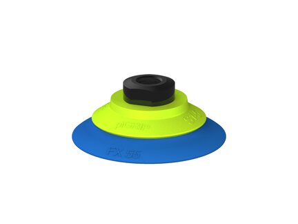 Przysawka piGRIP, warga elastyczna, Ø55 mm, TPE 50°, bez mieszków, podstawa typ 1, NPSF 1/8" wew., (G.FX55T50.F.S1.NS18F.00) (9903590) - Piab