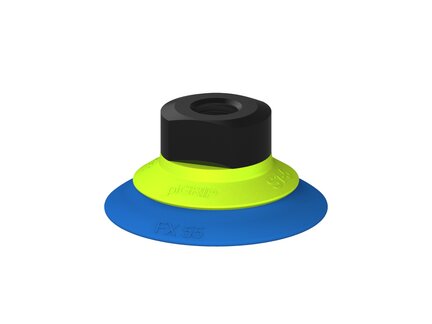 Przysawka piGRIP, warga elastyczna, Ø55 mm, TPE 50°, bez mieszków, podstawa typ 1, NPT 1/4" wew., (G.FX55T50.F.S1.NT14F.00) (9909841) - Piab