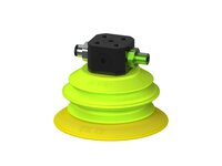 Przysawka piGRIP, warga elastyczna, Ø77 mm, TPE 30°, 1 mieszek, podstawa typ 1, COAX in piGRIP, wys. przepływ, filtr siatkowy (G.FX77T30.B1.S1.CSX.01) (9935456) - Piab