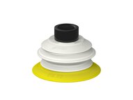 Przysawka piGRIP, warga elastyczna, Ø77 mm, TPE 30°, 1 mieszek, podstawa typ 1, G1/2" wew., dysk filtracyjny, FDA (G.FX77T30.B1.S1.G12F.02.FDA) (9906187) - Piab