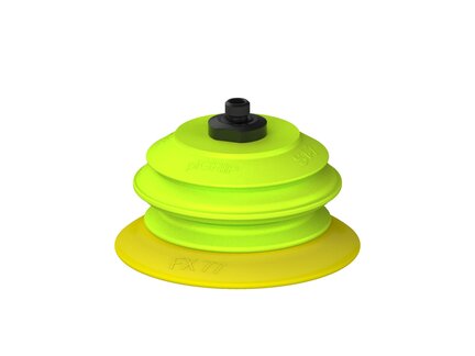 Przysawka piGRIP, warga elastyczna, Ø77 mm, TPE 30°, 1 mieszek, podstawa typ 1, gwint M8x1 zew., filtr siatkowy (G.FX77T30.B1.S1.MMF8M.01) (9909622) - Piab