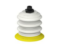 Przysawka piGRIP, warga elastyczna, Ø77 mm, TPE 30°, 3 mieszki, podstawa typ 1, G1/4" zew., dysk filtracyjny, FDA (G.FX77T30.B3.S1.G14M.02.FDA) (9932128) - Piab