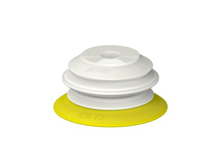 Przysawka piGRIP, warga elastyczna, Ø77 mm, TPE 30°, 1 mieszek, podstawa typ 1, FDA (G.FX77T30.B1.S1.XXX.00.FDA) (9903240) - Piab
