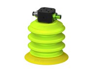 Przysawka piGRIP, warga elastyczna, Ø77 mm, TPE 30°, 3 mieszki, podstawa typ 1, COAX in piGRIP, wys. przepływ, dysk filtracyjny (G.FX77T30.B3.S1.CSX.02) (9912639) - Piab