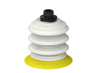 Przysawka piGRIP, warga elastyczna, Ø77 mm, TPE 30°, 3 mieszki, podstawa typ 1, G3/8" zew., filtr siatkowy, FDA (G.FX77T30.B3.S1.G38M.01.FDA) (9906897) - Piab
