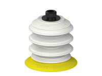 Przysawka piGRIP, warga elastyczna, Ø77 mm, TPE 30°, 3 mieszki, podstawa typ 1, gwint niski G3/8" zew., filtr siatkowy, FDA (G.FX77T30.B3.S1.GL38M.01.FDA) (9930358) - Piab