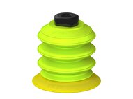 Przysawka piGRIP, warga elastyczna, Ø77 mm, TPE 30°, 3 mieszki, podstawa typ 1, G1/4" wew., filtr siatkowy (G.FX77T30.B3.S1.G14F.01) (9903644) - Piab
