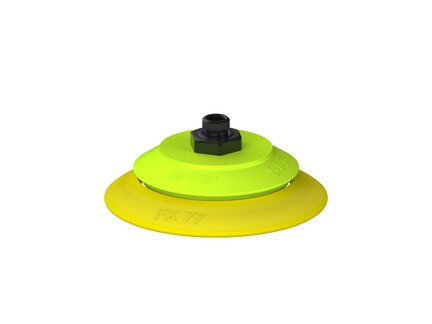 Przysawka piGRIP, warga elastyczna, Ø77 mm, TPE 30°, bez mieszków, podstawa typ 1, G1/8" zew., (G.FX77T30.F.S1.G18M.00) (9903366) - Piab