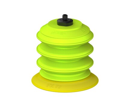 Przysawka piGRIP, warga elastyczna, Ø77 mm, TPE 30°, 3 mieszki, podstawa typ 1, M6 zew., (G.FX77T30.B3.S1.MM6M.00) (9929384) - Piab