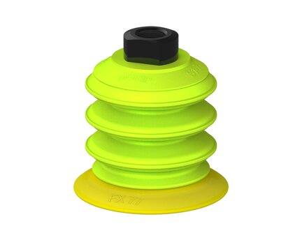 Przysawka piGRIP, warga elastyczna, Ø77 mm, TPE 30°, 3 mieszki, podstawa typ 1, NPSF 3/8" wew., (G.FX77T30.B3.S1.NS38F.00) (9908563) - Piab