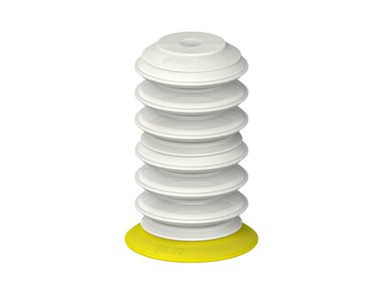 Przysawka piGRIP, warga elastyczna, Ø77 mm, TPE 30°, 6 mieszków, (3+3), podstawa typ 1, FDA (G.FX77T30.B6.S1.XXX.00.FDA) (9904963) - Piab