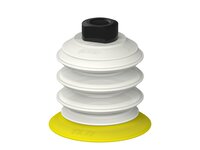 Przysawka piGRIP, warga elastyczna, Ø77 mm, TPE 30°, 3 mieszki, podstawa typ 1, NPT 3/8" wew., filtr siatkowy, FDA (G.FX77T30.B3.S1.NT38F.01.FDA) (9948057) - Piab