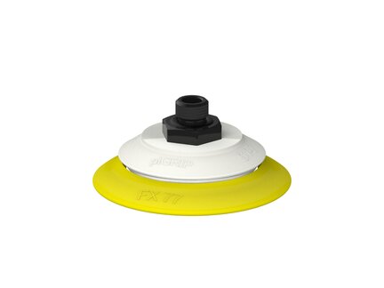 Przysawka piGRIP, warga elastyczna, Ø77 mm, TPE 30°, bez mieszków, podstawa typ 1, G1/4" zew., piSAVE 04/60 (G.FX77T30.F.S1.G14M.14.FDA) (9948743) - Piab