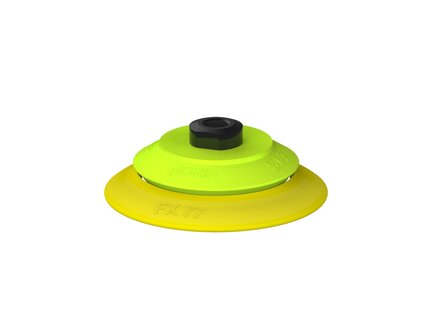 Przysawka piGRIP, warga elastyczna, Ø77 mm, TPE 30°, bez mieszków, podstawa typ 1, NPSF 1/8" wew., (G.FX77T30.F.S1.NS18F.00) (9903505) - Piab