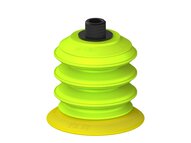 Przysawka piGRIP, warga elastyczna, Ø77 mm, TPE 30°, 3 mieszki, podstawa typ 1, gwint niski NPT 3/8" zew., dysk filtracyjny (G.FX77T30.B3.S1.NTL38M.02) (9918966) - Piab