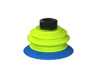 Przysawka piGRIP, warga elastyczna, Ø77 mm, TPE 50°, 1 mieszek, podstawa typ 1, G3/8" wew., dysk filtracyjny (G.FX77T50.B1.S1.G38F.02) (9903928) - Piab