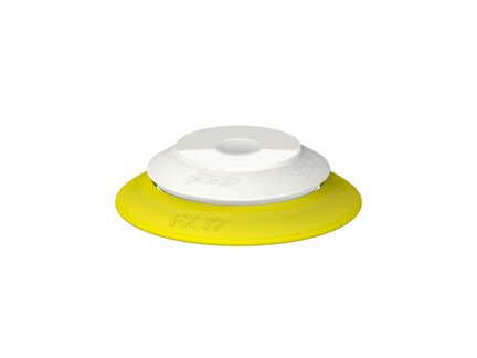 Przysawka piGRIP, warga elastyczna, Ø77 mm, TPE 30°, bez mieszków, podstawa typ 1, FDA (G.FX77T30.F.S1.XXX.00.FDA) (9903239) - Piab