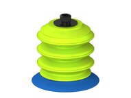 Przysawka piGRIP, warga elastyczna, Ø77 mm, TPE 50°, 3 mieszki, podstawa typ 1, gwint niski G1/4" zew., (G.FX77T50.B3.S1.GL14M.00) (9908952) - Piab